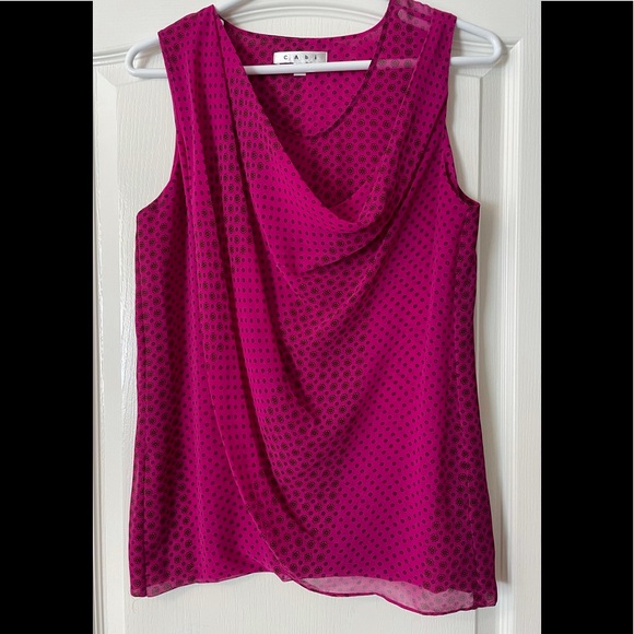 CAbi Sleeveless “Brilliant” Blouse - Picture 4 of 6